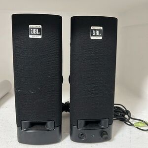 JBL Platinum Series Black Speakers